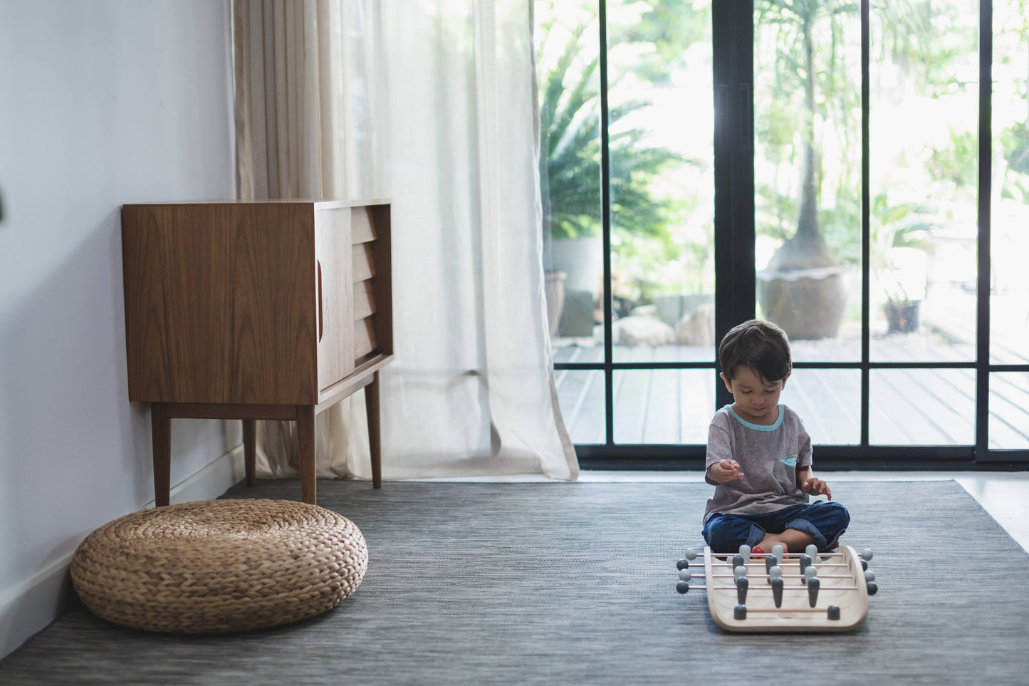 Kids Wooden Soccer Game