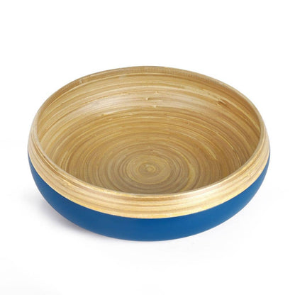 Bamboo Fruit Bowl - Extra Large Centerpiece Home Decor Bowl