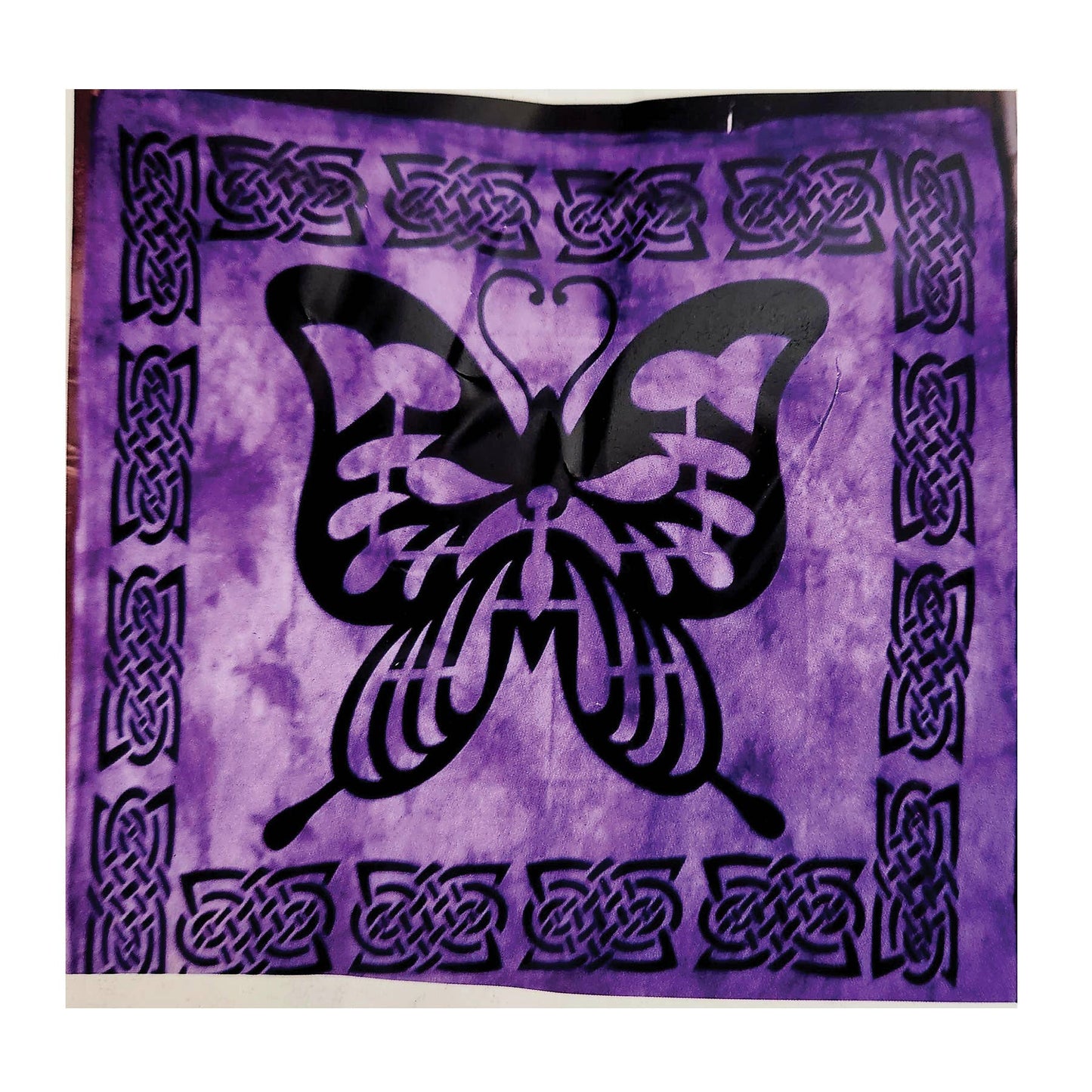 Butterfly Tie Dye Love Tapestry: 4.5x6.5ft / Purple / 100% Cotton