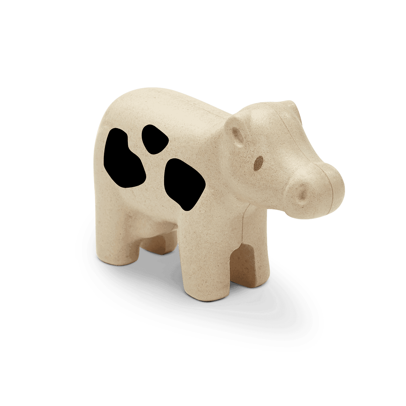 Cow Wooden Figurine Toy