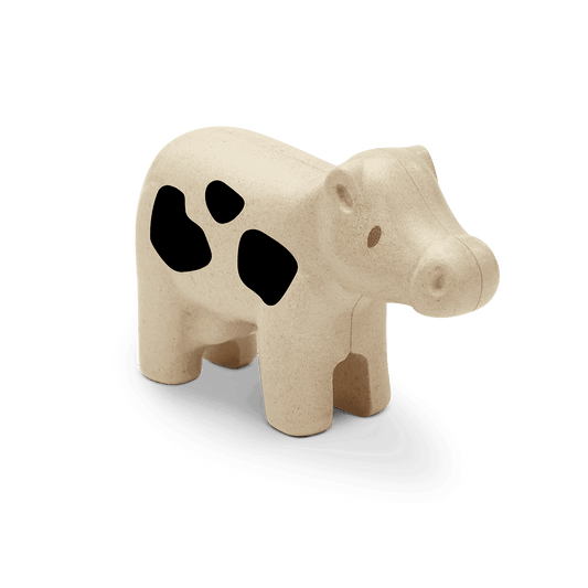 Cow Wooden Figurine Toy