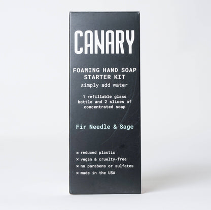 Hand Soap Starter Kit - Bottle & Soap: Fir Needle + Sage