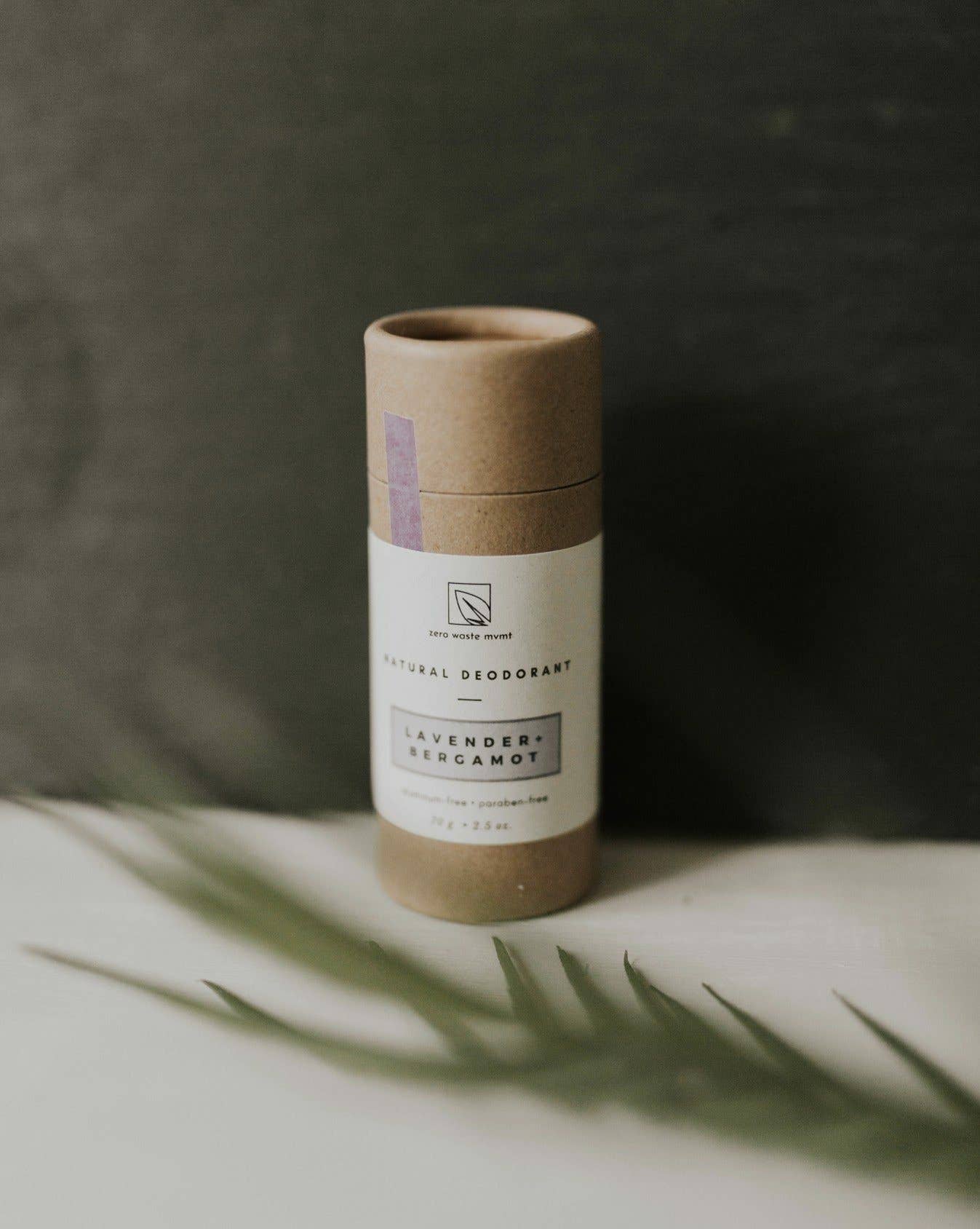 Natural Deodorant | Lavender + Bergamot | Zero Waste: Lavender + Bergamot