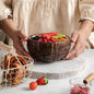 Coconut Bowls and Wooden Spoon Combo