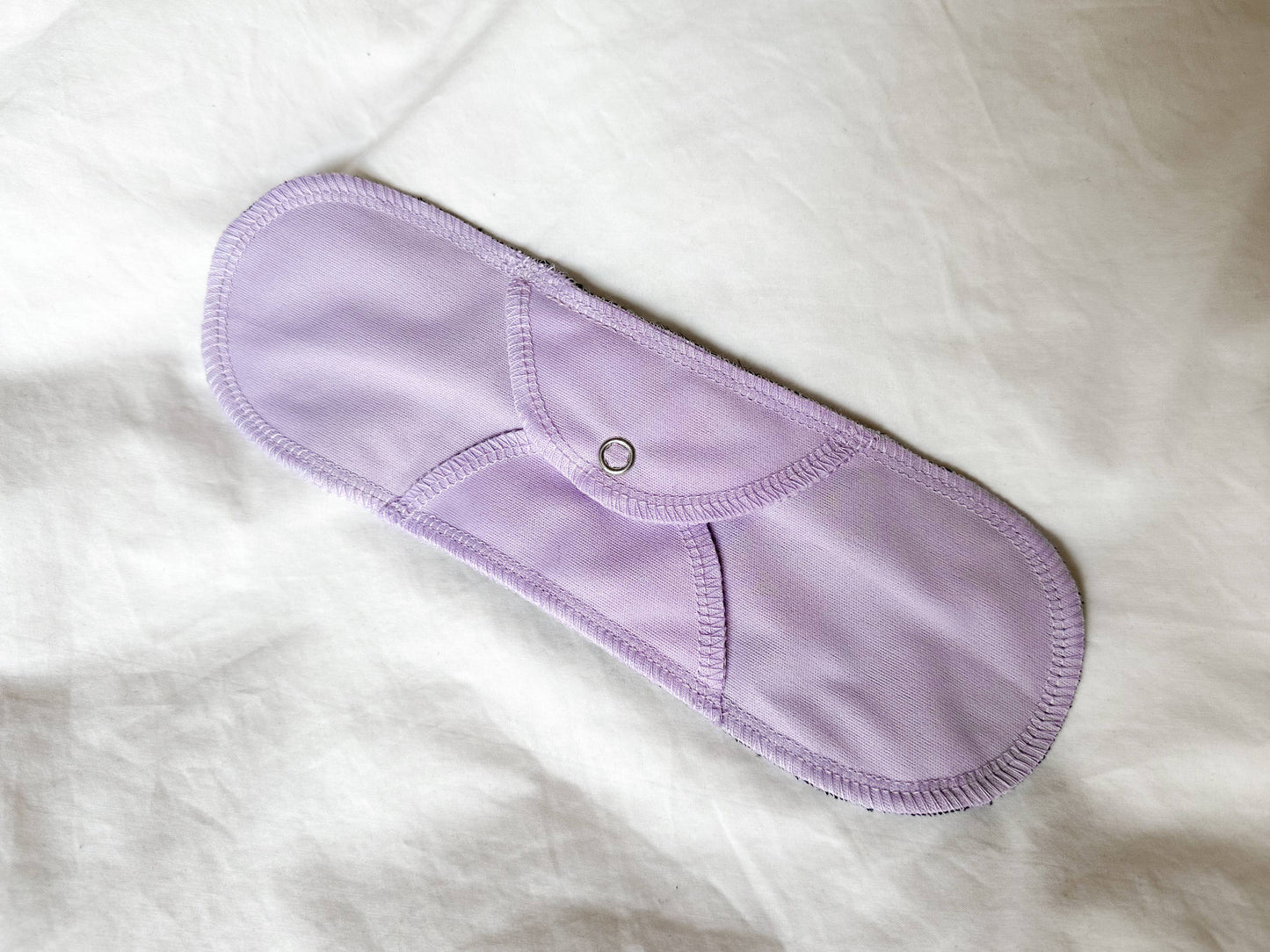 Moderate Flow – Organic Reusable Menstrual Cloth Period Pad: Lavender / Retail Box